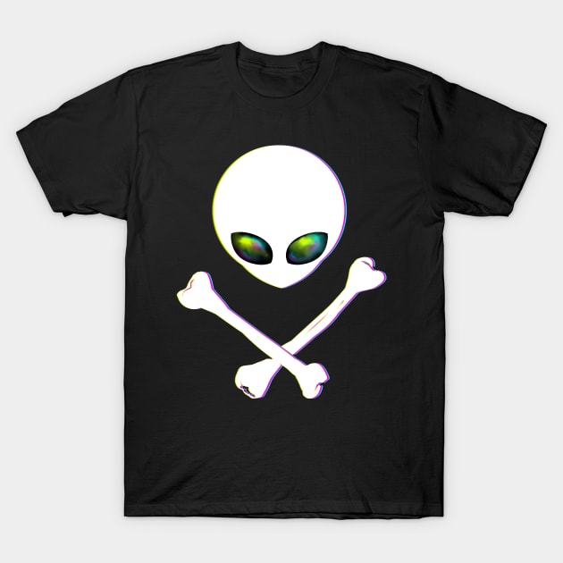 Alien Crossbones T-Shirt by ActualLiam